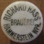 Czarne Richard Hass Brauerei porcelanka 01