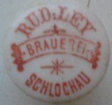 Człuchów Rud. Ley Brauerei porcelanka 1-02