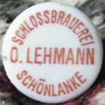 Trzcianka Otto Lehmann Schlossbrauerei porcelanka 03