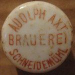 Piła Adolph Axt Brauerei porcelanka 1-02