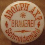 Piła Adolph Axt Brauerei porcelanka 2-03