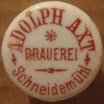 Piła Adolph Axt Brauerei porcelanka 2-04