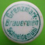 Piła Vereinigte Grenzmark-Brauerei porcelanka 1-01