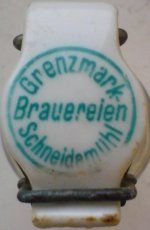 Piła Vereinigte Grenzmark-Brauerei porcelanka 1-02